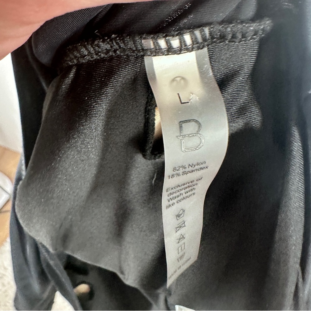 Lululemon Athletica Black and White One Piece with Elegant Lace - Picture 6 of 6